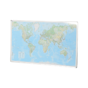 Kummerley-Frey Landkaart, Wereld, 142 X 84 Cm