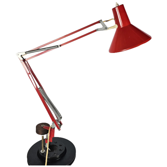 Hcf - Architectenlamp - Klemlamp - Model 84 - Denemarken - 1970's 1