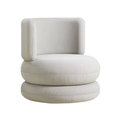 Verpan Easy Fauteuil Textiel Crème