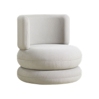 Verpan Easy Fauteuil Textiel Crème