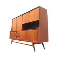 Vintage Dressoir / Highboard Van Louis Van Teeffelen Voor Wébé