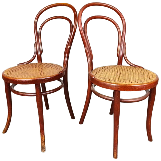 Duo Bentwood Thonet Stoelen 1