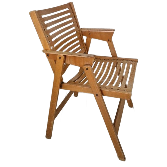 Niko Kralj Rex Klapstoel Vintage Design. 1