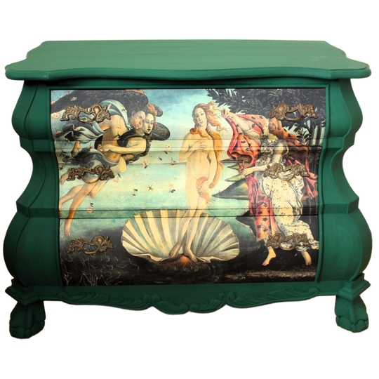 Groen Buikkastje "geboorte Van Venus" Botticelli 1