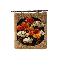 Vintage Seventies Smirna Wandtapijt / Wanddecoratie