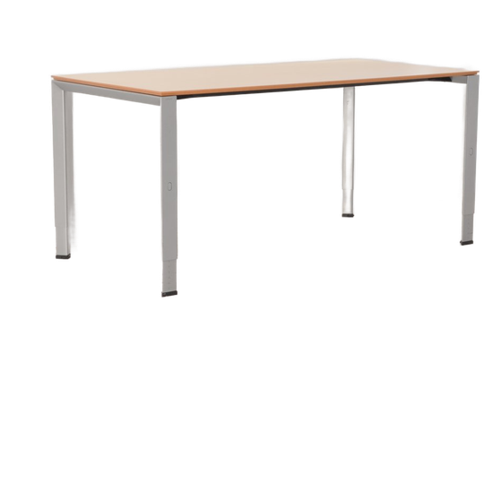 Ahrend 700 Bureau, Ahorn, 160 X 80 Cm, Hoogte Verstelbaar Onderstel 1