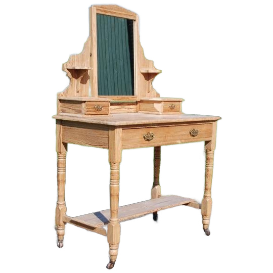 Oude Kaptafel Met Kantelbare Spiegel 1
