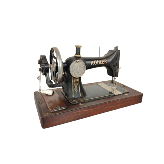 Antieke Kohler Tafel Naaimachine 1