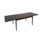 Palissander Fineer Uitschuifbare Eettafel Vintage thumbnail 1