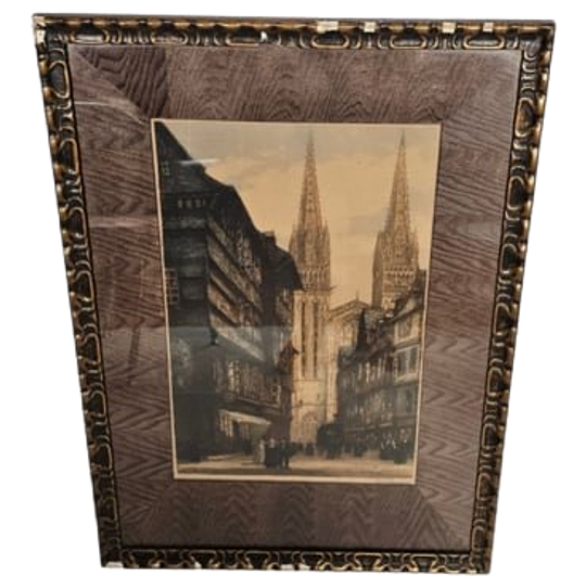 Leo Auguste Francois (1870-1938) - Gravure - Gesigneerd - Frankrijk- 1e Kwart 20e Eeuw 1