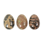 Set Van 3 Grote Eieren Massief Marmer Natuursteen Decoratief thumbnail 1