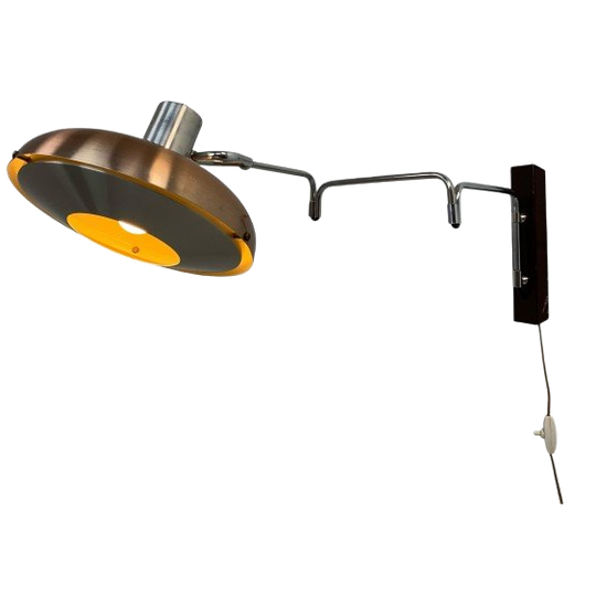 Wandlamp Met Zwenkarm, Lakro, Jaren 60 1