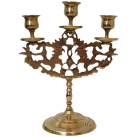 Candelabra Chinese Messing Draak | Kerst