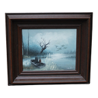 Jan Koning - Roeiboot In Winters Tafreel thumbnail 1