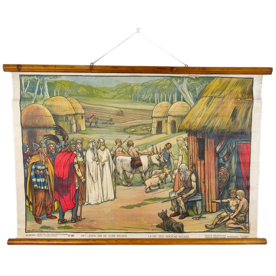 Schoolplaat - Leven Van De Oude Belgen 1