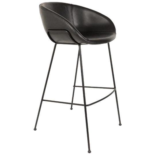 Zuiver | Barkruk Feston 76 Cm Zwart Set 2 1