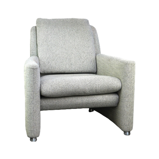 Leolux Design Fauteuil Model Fidamigo In Een Mooie Dikke Grijze Stof 1