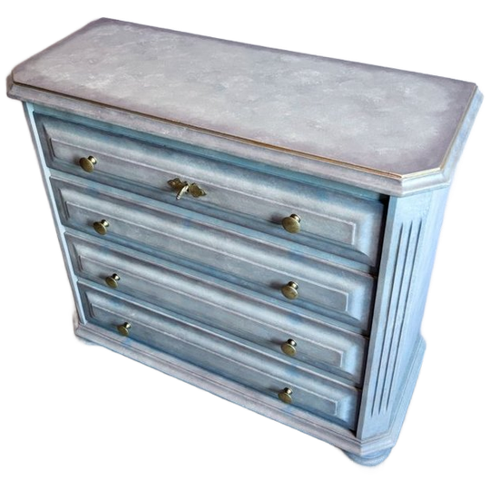 Ladekast Zachtroze/ Beige 1