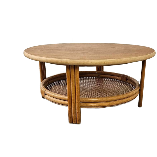 Vintage Salontafel Bamboe 1