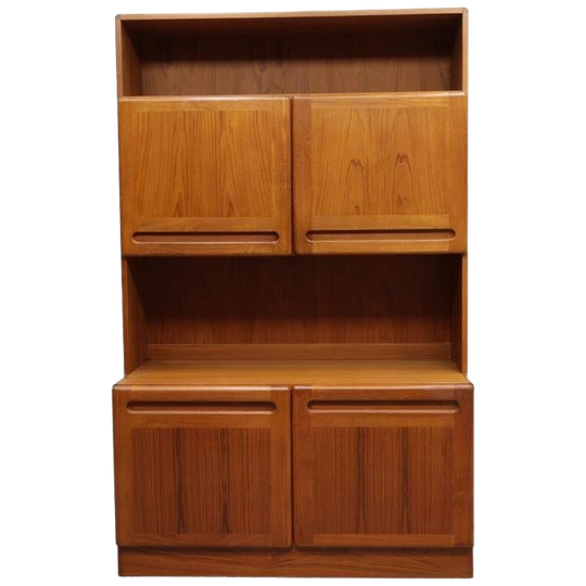 Vintage Wandmeubel | Jaren 80 | 2 Delig | Teak 1