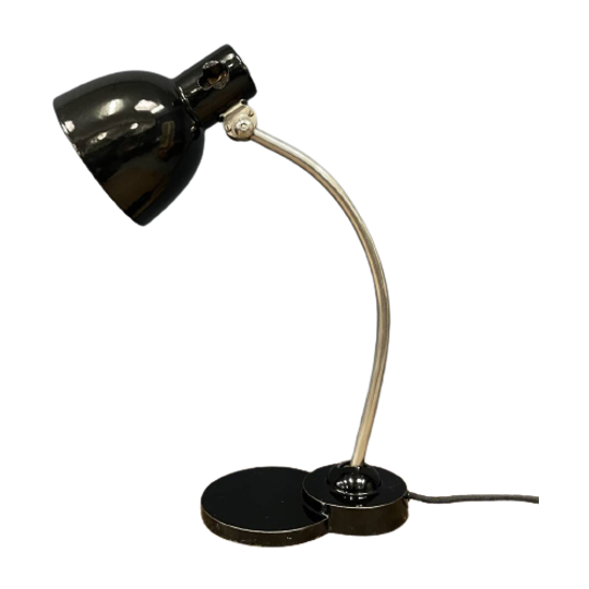 Zwarte Zirax Bureaulamp Met Emaille Kap 1