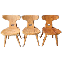 Jacob Kielland Brandt Set Van 3 Vintage Stoelen