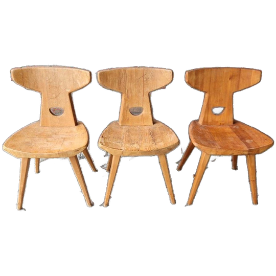 Jacob Kielland Brandt Set Van 3 Vintage Stoelen 1