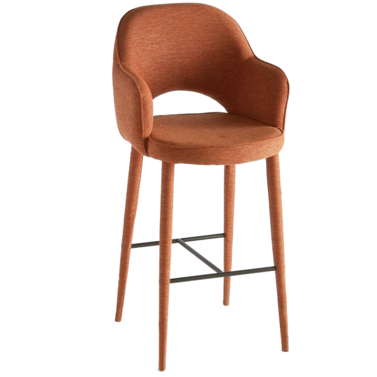 Polspotten | Cosy Barstoel Oranje 1