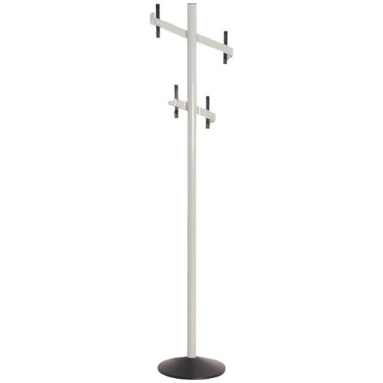 Lande Kapstok, Lichtgrijs, 195 Cm Hoog, 4 Haken 1