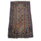 Mooi Oud Handgeknoopt Oosters Vloerkleed Met Leuke Patronen En Mooie Kleuren 172x88cm thumbnail 1