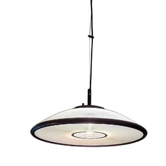 Vintage Italiaanse Spiraal Design Lamp. 1