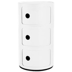 Kartell Componibili Kast - 3 Modules - Mat Wit | €187, Nu thumbnail 1