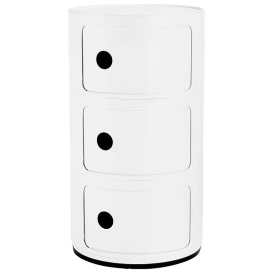 Kartell Componibili Kast - 3 Modules - Mat Wit | €187, Nu 1