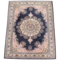 Mooi Vloerkleed Met Voornamelijk Roze En Donkerblauw Met Prachtig Patroon 240x170cm
