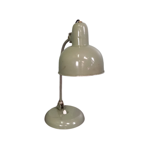 Bureaulamp Militair Met Kogelgewricht (Vintage)