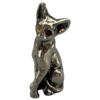 Zilveren Miniatuur Kat thumbnail 1