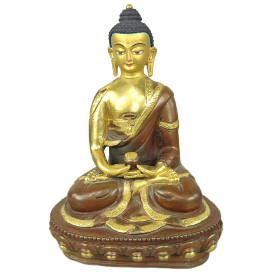 Bronzen Boeddha Beeldje Shakyamuni 1