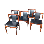 Set 5 (of 6) Deense Teak Stoelen , Findahls Møbelfabrik thumbnail 1