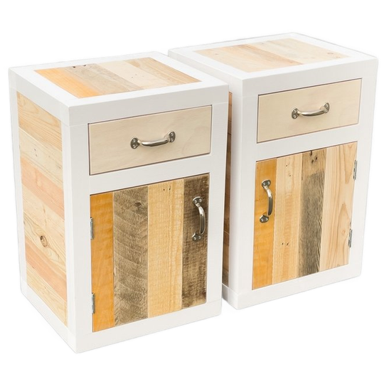 Sloophout Nachtkastjes Set Essence Handmade 1