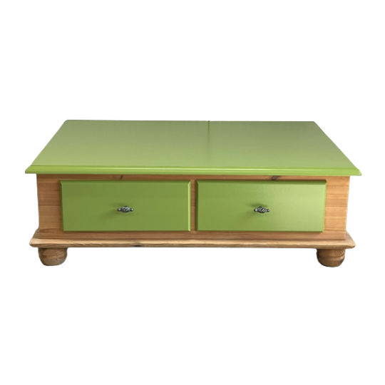 Restyle Salontafel Grenen & Frisgroen Ladetafel Circulair 1