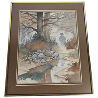 Theo Bester - Waterverf - Landschap - Gesigneerd - Zuid-afrika - 1980's