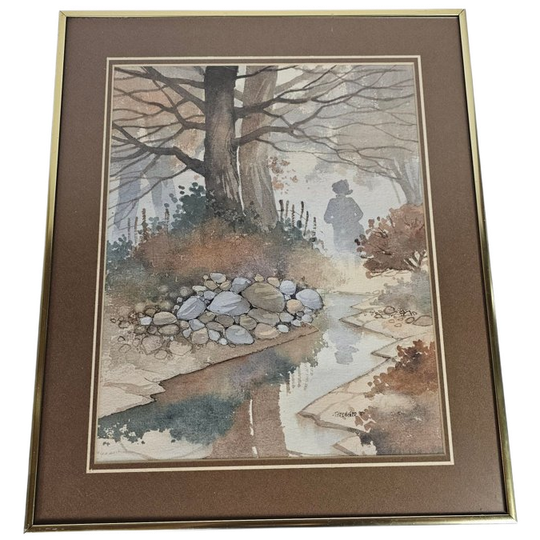 Theo Bester - Waterverf - Landschap - Gesigneerd - Zuid-afrika - 1980's 1