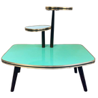 Jaren 50 Plantentafel Formica Rockabilly Vintage Retro thumbnail 1