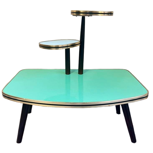 Jaren 50 Plantentafel Formica Rockabilly Vintage Retro 1