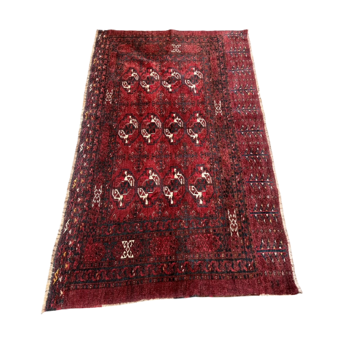 Perzisch Bochara Vloerkleed Rood 96X166Cm - Vintage Tapijt - Reliving