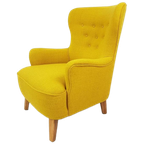 Artifort Theo Ruth Fauteuil Heren Model Geel |Gele Ploegstof thumbnail 1