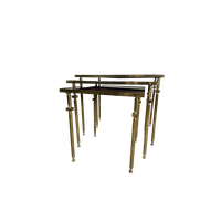 Vintage Brass ‘nesting Tables’