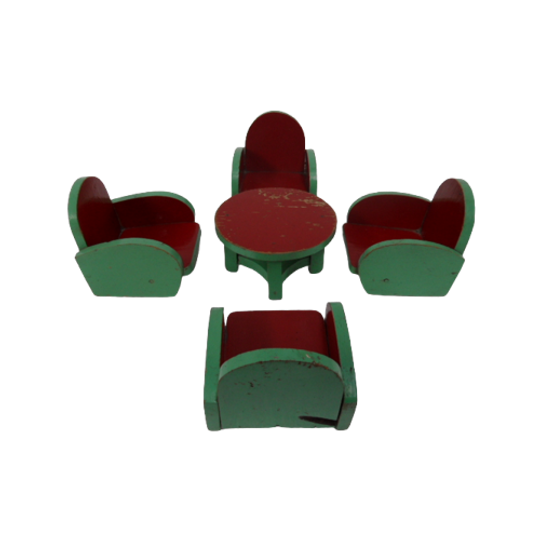 Art Deco Miniatuur Salon Set 1
