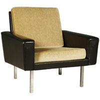Vintage Fauteuil – Velours – Jaren 60