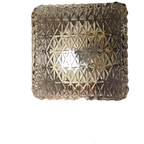 Vintage Guro Jaren '70 Plafondlamp Plafonnière Glas Vierkant thumbnail 1